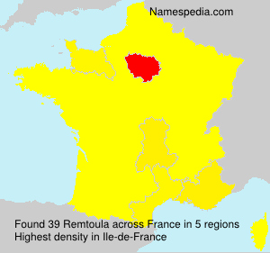 Surname Remtoula in France