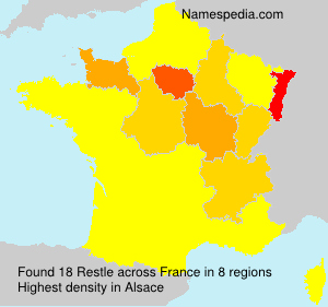 Surname Restle in France