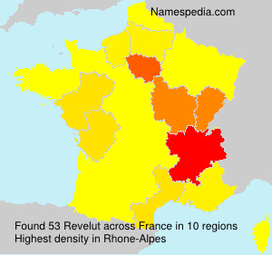 Surname Revelut in France