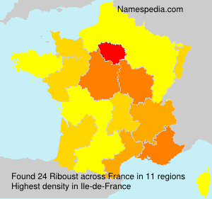 Surname Riboust in France