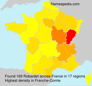 Surname Robardet in France