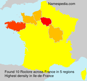Surname Roclore in France