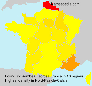 Surname Rombeau in France