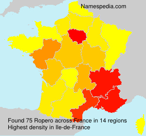 Surname Ropero in France