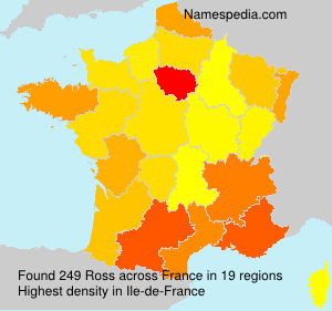 Surname Ross in France