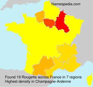 Surname Rougette in France