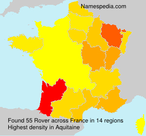 Surname Rover in France
