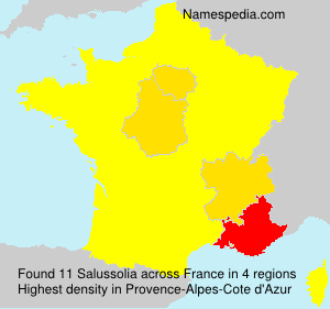 Surname Salussolia in France