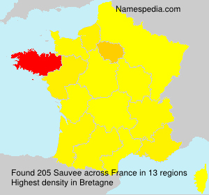 Surname Sauvee in France