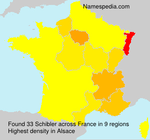 Surname Schibler in France