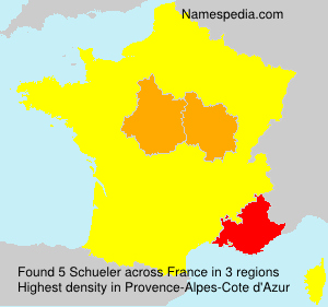 Surname Schueler in France