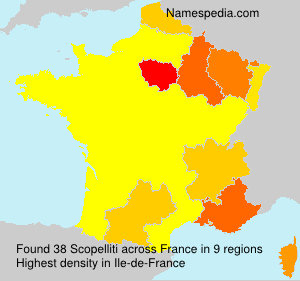 Surname Scopelliti in France