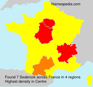 Surname Seabrook in France
