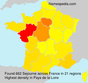 Surname Sejourne in France