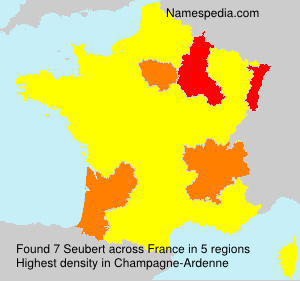 Surname Seubert in France
