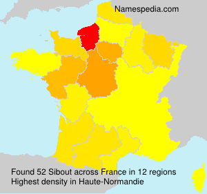 Surname Sibout in France