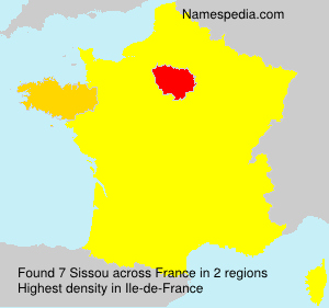 Surname Sissou in France
