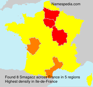Surname Smagacz in France