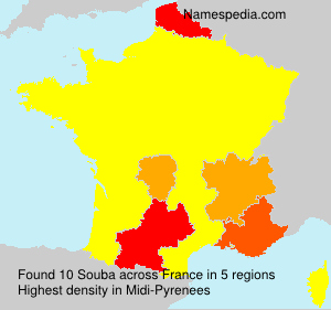 Surname Souba in France