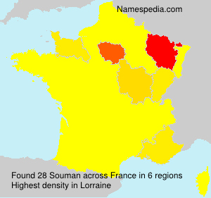 Surname Souman in France
