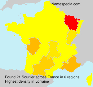 Surname Sourlier in France