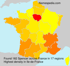 Surname Spencer in France