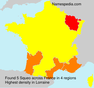 Surname Squeo in France