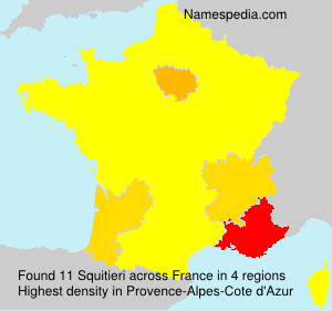 Surname Squitieri in France