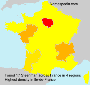 Surname Steenman in France