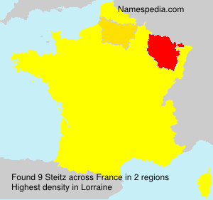 Surname Steitz in France