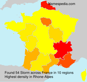 Surname Storm in France
