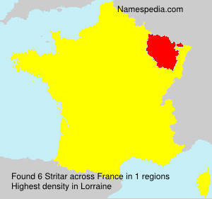 Surname Stritar in France