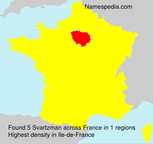 Surname Svartzman in France Surname Svartzman in France
