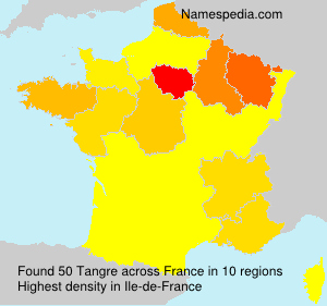 Surname Tangre in France