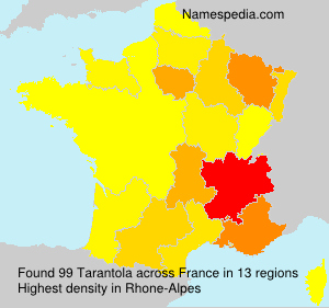 Surname Tarantola in France