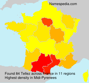 Surname Tellez in France