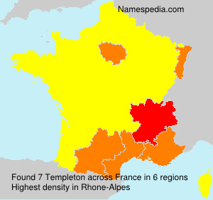Surname Templeton in France