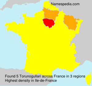 Surname Torunogullari in France