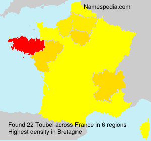Surname Toubel in France