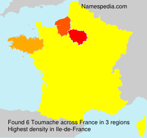 Surname Toumache in France Surname Toumache in France