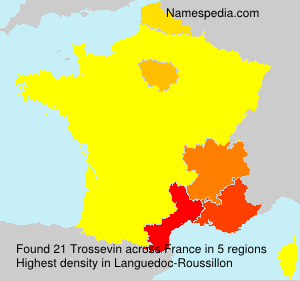 Surname Trossevin in France