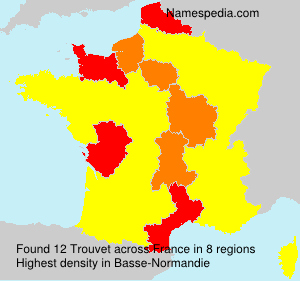 Surname Trouvet in France