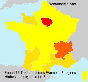 Surname Turjman in France