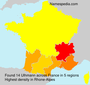 Surname Ulhmann in France Surname Ulhmann in France