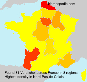Surname Verstichel in France