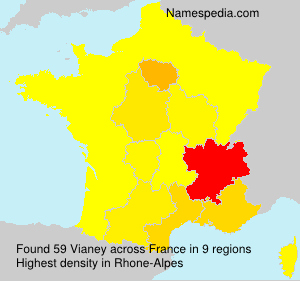Surname Vianey in France