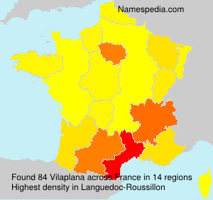 Surname Vilaplana in France