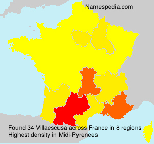 Surname Villaescusa in France