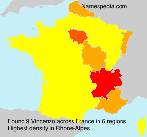 Surname Vincenzo in France