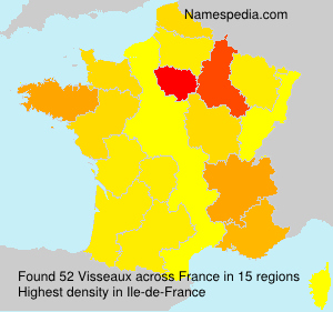 Surname Visseaux in France